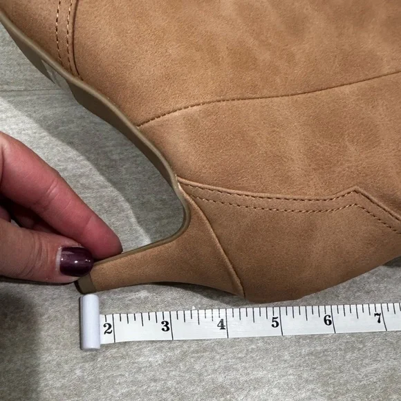 🤠🆕Dolce Vita Women's Tan Andres Western Style Pointed Toe Boots, 7.5🤠 - Picture 8 of 12